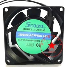 SEAOA SA8038A2 8038 AC220V-240V 0.04A 8CM AC Aluminum Frame Cooling Fan