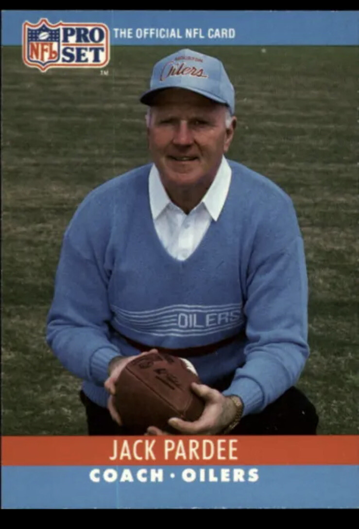 1990 Pro Set - #127 Jack Pardee