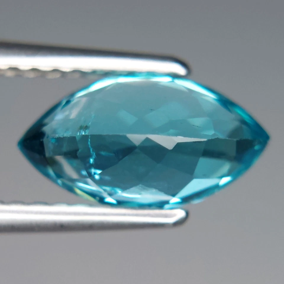 2.00Cts GLORIOUS MARQUIS SHAPE NATURAL PARAIBA BLUE APATITE LOOSE GEMSTONE - Image 2 of 3