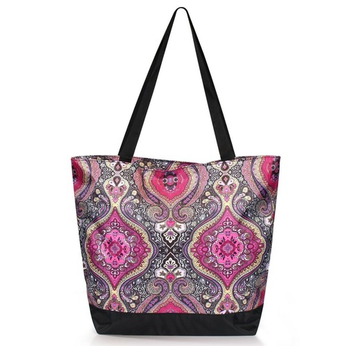 Large Tote Bag Shoulder Handbag Purse Reusable Grocery Shopping Travel Zipper - Picture 21 of 29
