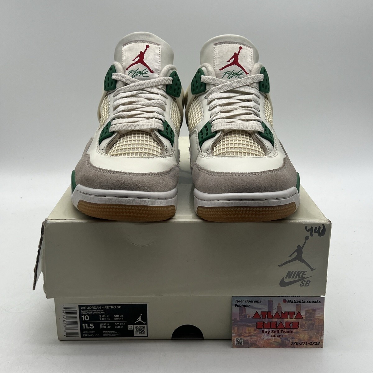 【NIKE】◆Jordan 4 x Nike SB Retro Pine Green◆DR5415-103◆ Nike Air Jordan 4 Retro SP x Nike SB “Pine Green” DR5415-103