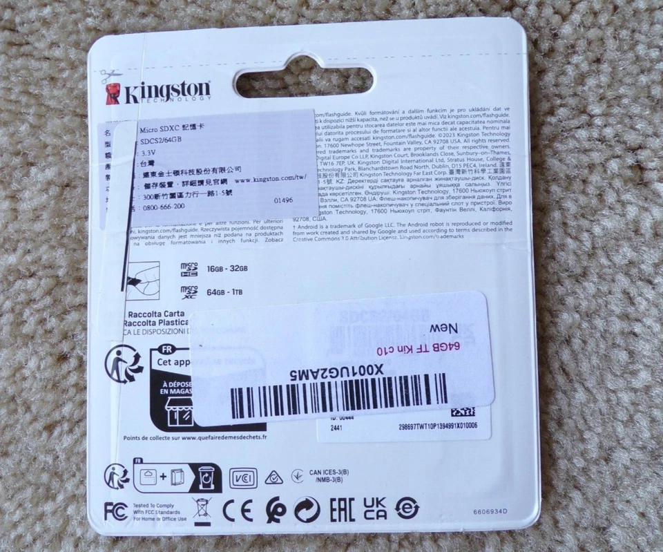 kingston 64mb - 100MB/s - Micro SD Select Plus; b16 - Image 4 of 4