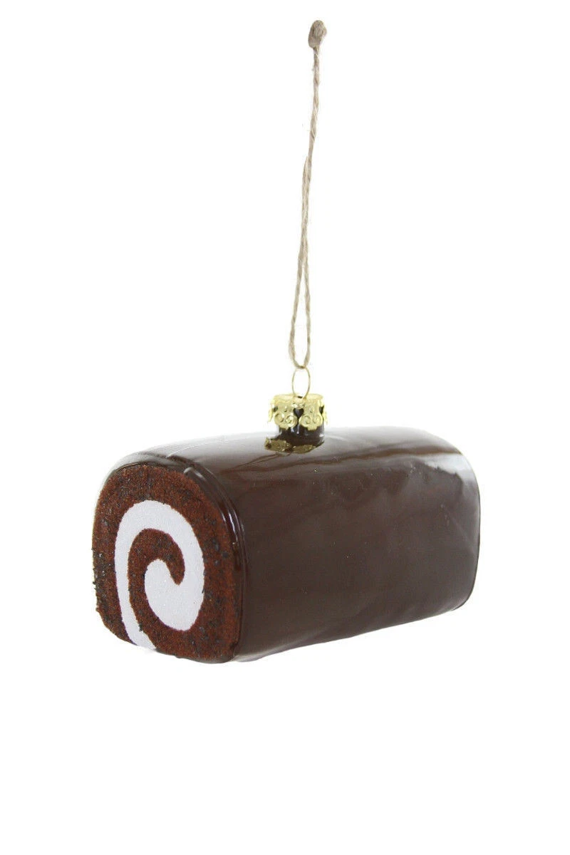 Chocolate Swiss Roll Holiday Ornament - Thumbnail 2