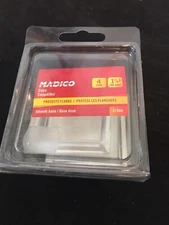 NOS Set Of 4 Clear Square Furniture Cups 1-7/8” Floor Protectors NIB Madico