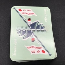VINTAGE FRENCH CLE GLE SHIPPING LINE PACK OF PLAYING CARDS