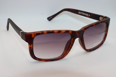 NEW OUTSHINE 2704 MATTTE TORTOISE GRADIENT AUTHENTIC DESIGNER SUNGLASSES 56-18