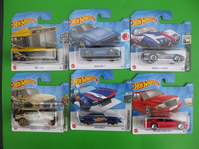 2022 Hot Wheels Autos auf kurzen Karten Nr.51 bis Nr.100 (Wählen Sie die gewünschte)