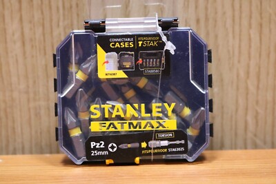 Stanley Fatmax STA88568 25mm Pz2 Pozidrive 2 Impact Screwdriver bits 20pk x20