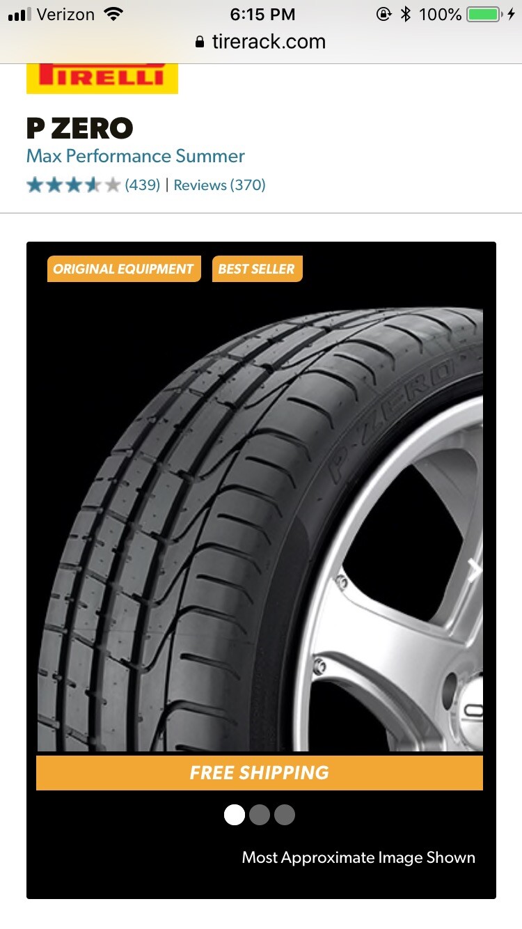 Pirelli P Zero Summer Tires eBay
