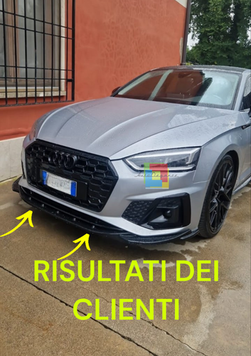 1904 DIVISOR ADAPTADOR PARA AUDI A5 F5 2019+ SLINE S5 LUCIDO NEGRO - Imagen 2 de 6