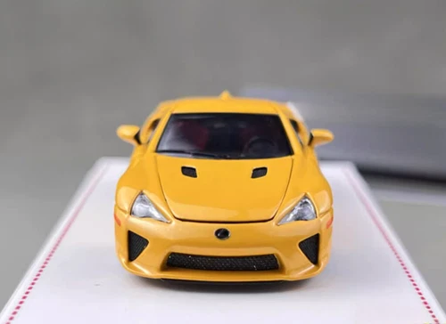 FH 1:64 Yellow LFA Coupe Racing Sports Model Diecast Metal Car - Picture 5 of 10