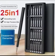 Mini Precision Screwdriver Set Screwdriver Set w/ Magnetic Bit Set 24in1