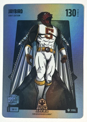 2025 Bo Jackson Battle Arena Jaybird Jayden Daniels Silver Battlefoil RC 1st Ed