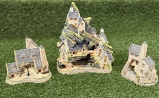 David Winter Cottages “West Country Collection” LOT OF 3 Vintage 1986