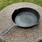 GRISWOLD No.6 ERIE PA. 699 Cast Iron Skillet Small Logo Zero Wobble Super Cond.