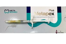 METAPEX Plus Temporary RCT Material Calcium Hydroxide with Iodoform 2.2g Syringe