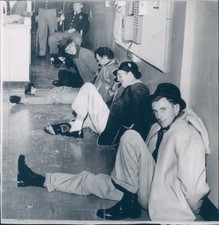 1962 Atlanta GA Department Store Guard Clothes Men 8x8 Vintage Image Press Photo