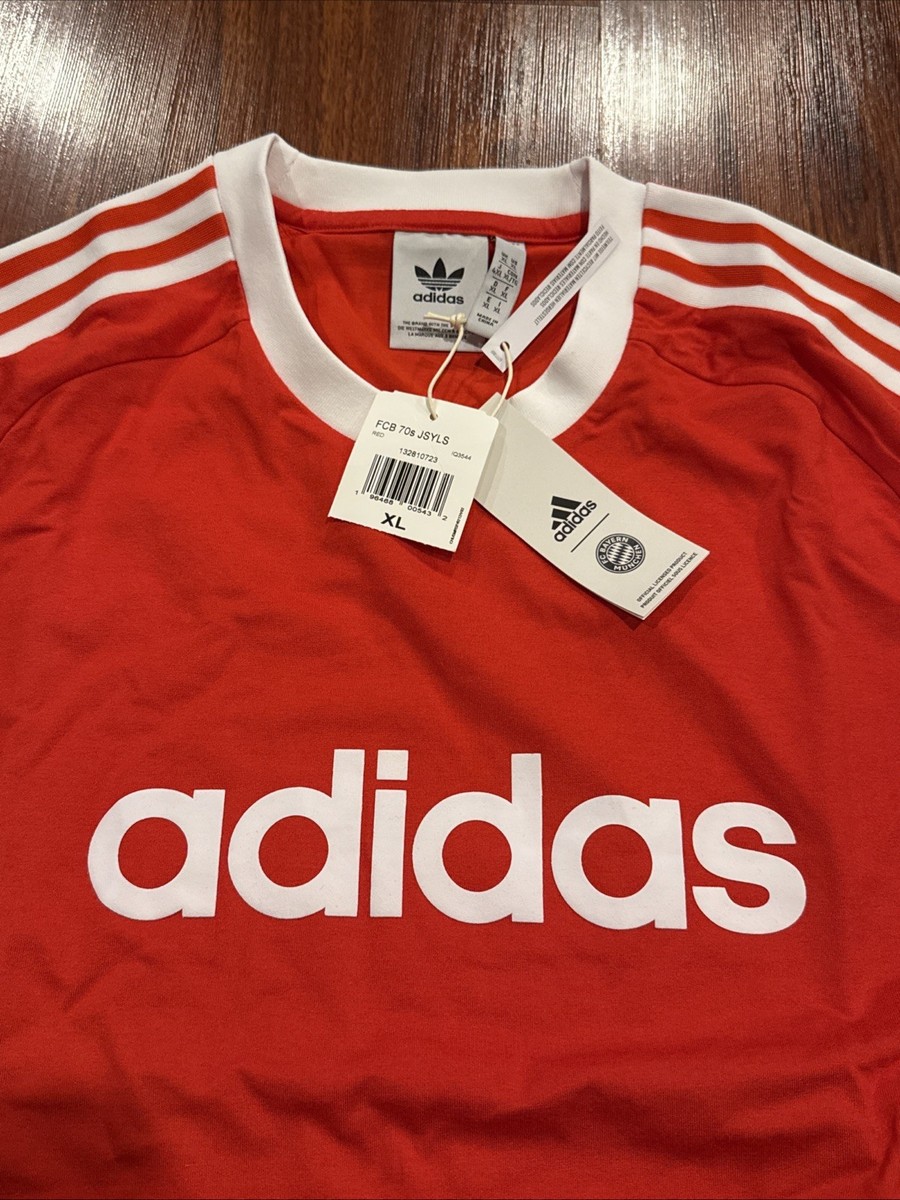  FC Bayern München シャツ XL Men's Adidas Bayern Munich '70s Retro Energy Drop Long Sleeve