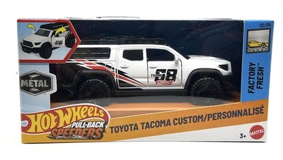 HOT WHEELS TOYOTA TACOMA PULLBACK SPEEDERS 1:43 SCALE 2025 | eBay