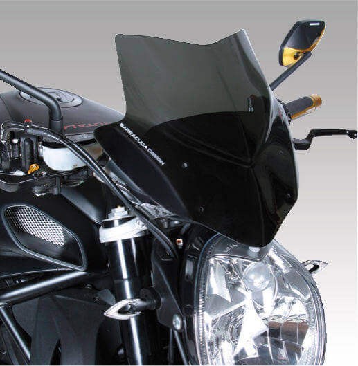 Saute-vent MV Agusta Brutale Aerosport déviation d'air maximale Barracuda