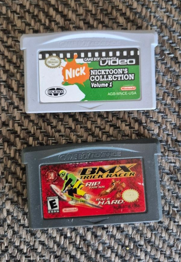 Nintendo Game Boy Advance Video Nicktoon's Collection Vol 1 plus BMX Trick Racer
