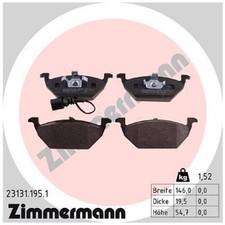 Zimmermann Bremsbelagsatz Bremsklötze vorne 23131.195.1 1J0698151D | 21162684