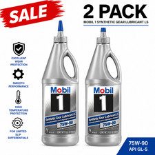 2 PACK- Mobil 1 Mobil 1 Synthetic Gear Lubric...