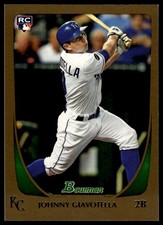 2011 Bowman Draft Picks & Prospects Johnny Giavotella #93 Gold