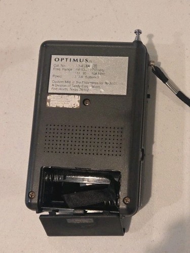 Radio Shack Optimus AM/FM Radio Cat No.12-454A Vintage, tested - works - Picture 5 of 6