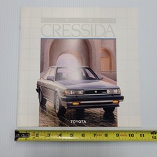 1987 Toyota Cressida Sales Brochure Catalog Specs Features Luxury Sedan
