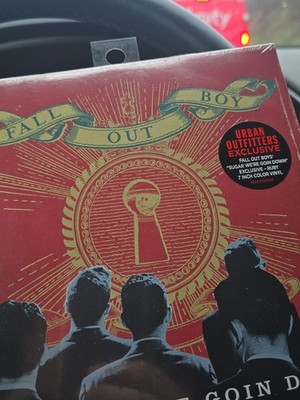 Fall Out Boy Sugar We're Goin Down Urban Outfitters 7'' Ruby Vinyl (In hand)