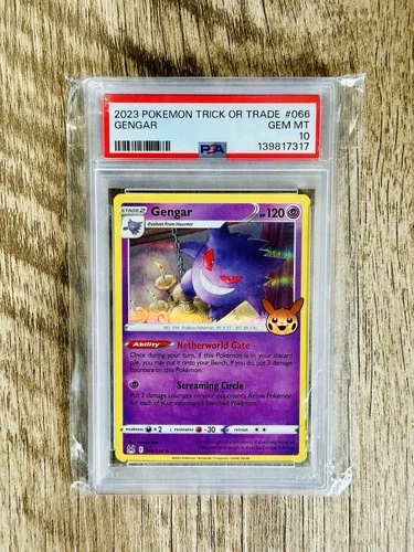 Pokémon Gengar TCG Stamped Card Holo Rare, 066/196 PSA10