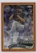 2024 Topps Update Orange Refractor 5/25 Jared Jones #T89CU-JJ Auto 0n64