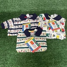 Lot Bundle Of 3 McKids 12 Months Boys Polo Shirt McDonalds Vintage 100 Cotton