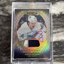Auston Matthews Stature 20-21 Patch Auto 7/9