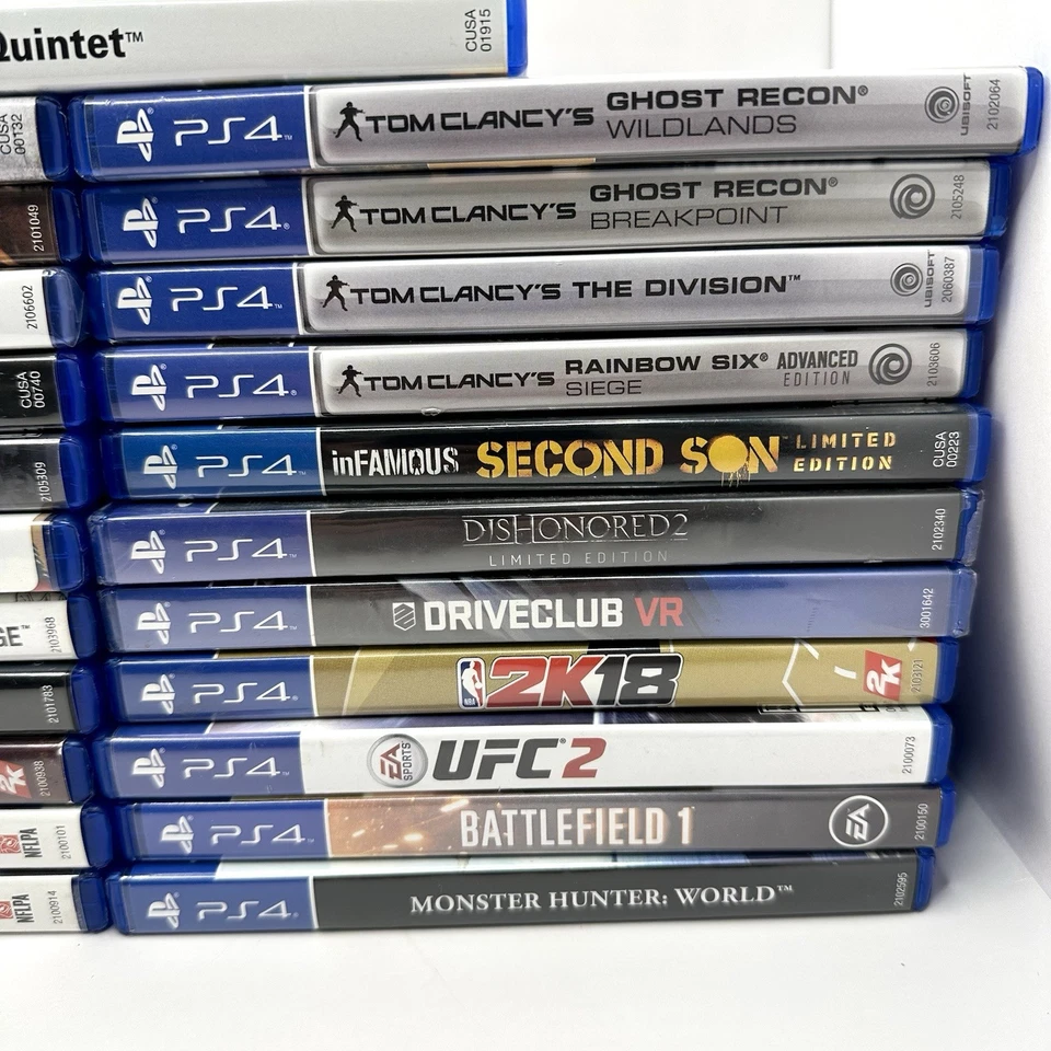 Lote de 23 juegos PS4 Omega Quintet Tom Clancy Sony PlayStation 4 Foto 3 de 3
