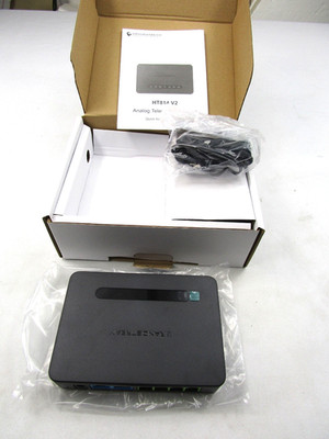 Grandstream HT814 v2 4-Port FXS VoIP Gateway   Dual Gigabit NAT Router & 2 SIP