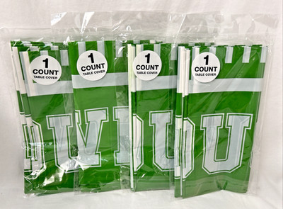 4X Football Plastic Vinyl Table Cover 54'' x 108'' by Festive Voice New Lot of 4