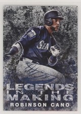 2018 Topps Legends in the Making Series 1 Black Robinson Cano #LTM-RC 0a3