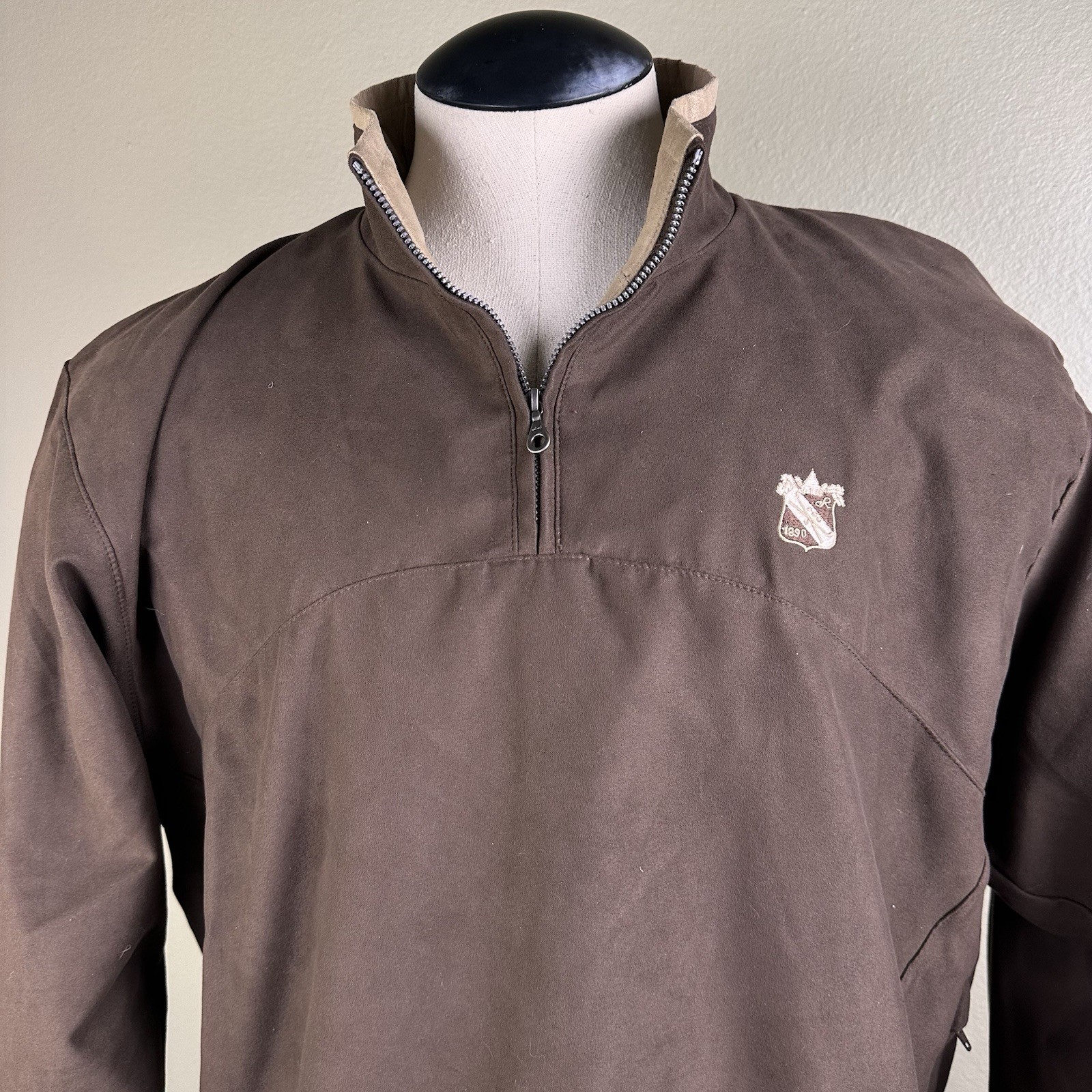 Zero Restriction 1/4 Zip pullover Jacket  Men L B… - image 12