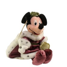 Disney Bean Bag Plush - KING ARTHUR MICKEY Mickey Mouse 9.5 inch -Mint w/Tag