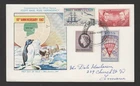 New Zealand 1967 Ross Dependency Scott Base reopening 10th anniversary
