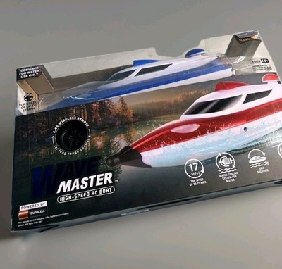 Wave Master High Speed RC Boat 2.4GHz Remote Control Racing Boat, BLUE NEW