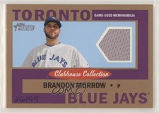 2013 Topps Heritage Clubhouse Collection Relics Gold 26/99 Brandon Morrow 2u3