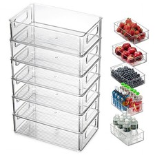 6 stk Kühlschrank Organizer Aufbewahrungsbox...