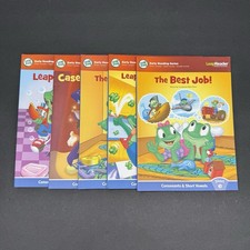 Leap Frog Early Reading Series Lot of 6 Short Vowels a,e,i,o,u 4 Leap Reader Pen