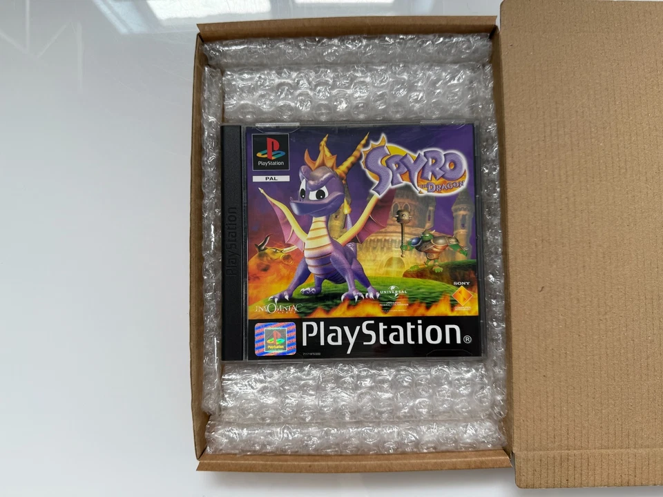 Spyro the Dragon PS1 - UK PAL VGC CIB with Demo - High Quality Packing - Tracked - Image 2 of 4