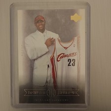 2003-04 Upper Deck LeBron James Cleveland Cavaliers #9 Rookie Basketball Card. rookie card picture