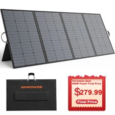 400w Portable Solar Panel Foldable for EcoFlow DELTA Pro Ultra Power Station