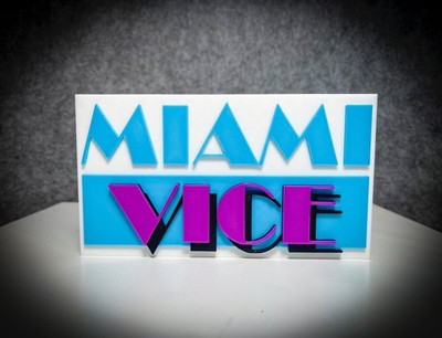 Miami Vice Actionfigur Nerd Geek Gift Collection Edition Film Rare Fan Art